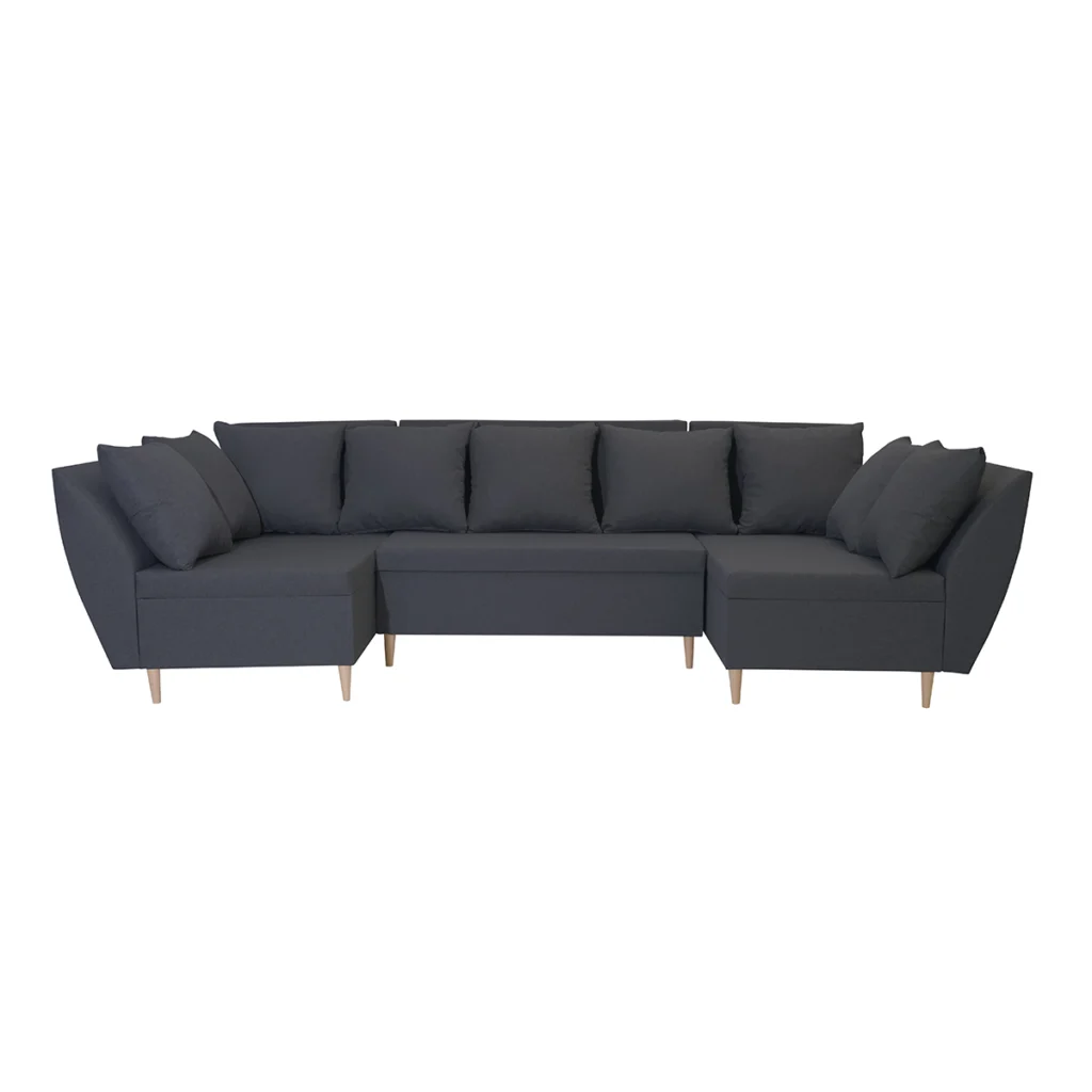 Schlafsofa mit Schlaffunktion ALI-U Grau