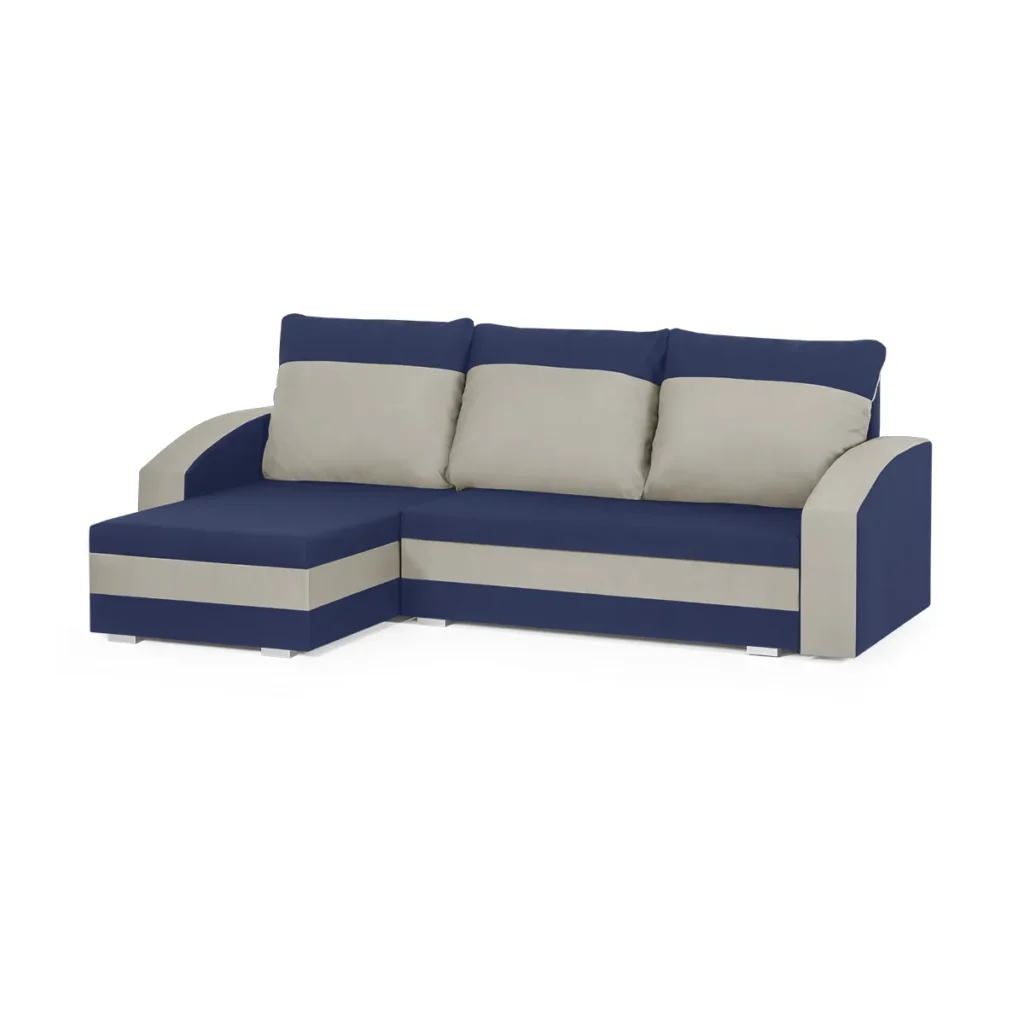 Marineblau/Beige