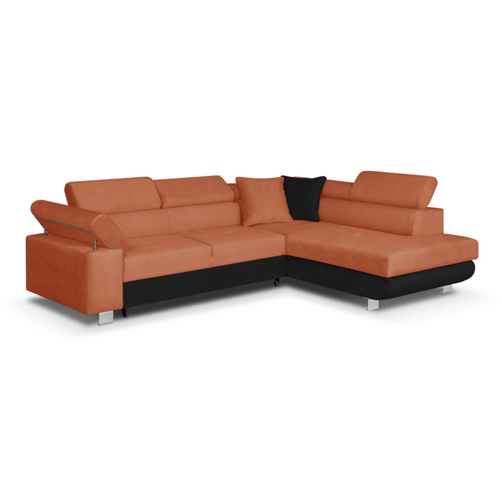 Orange/Schwarz