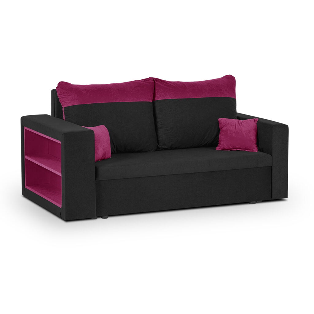 Schwarz/Rosa