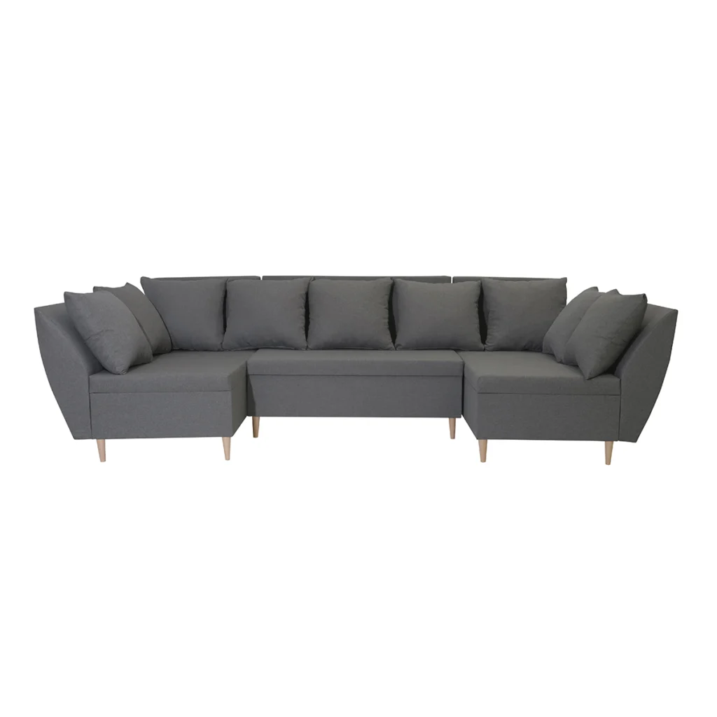Schlafsofa mit Schlaffunktion ALI-U Hellgrau