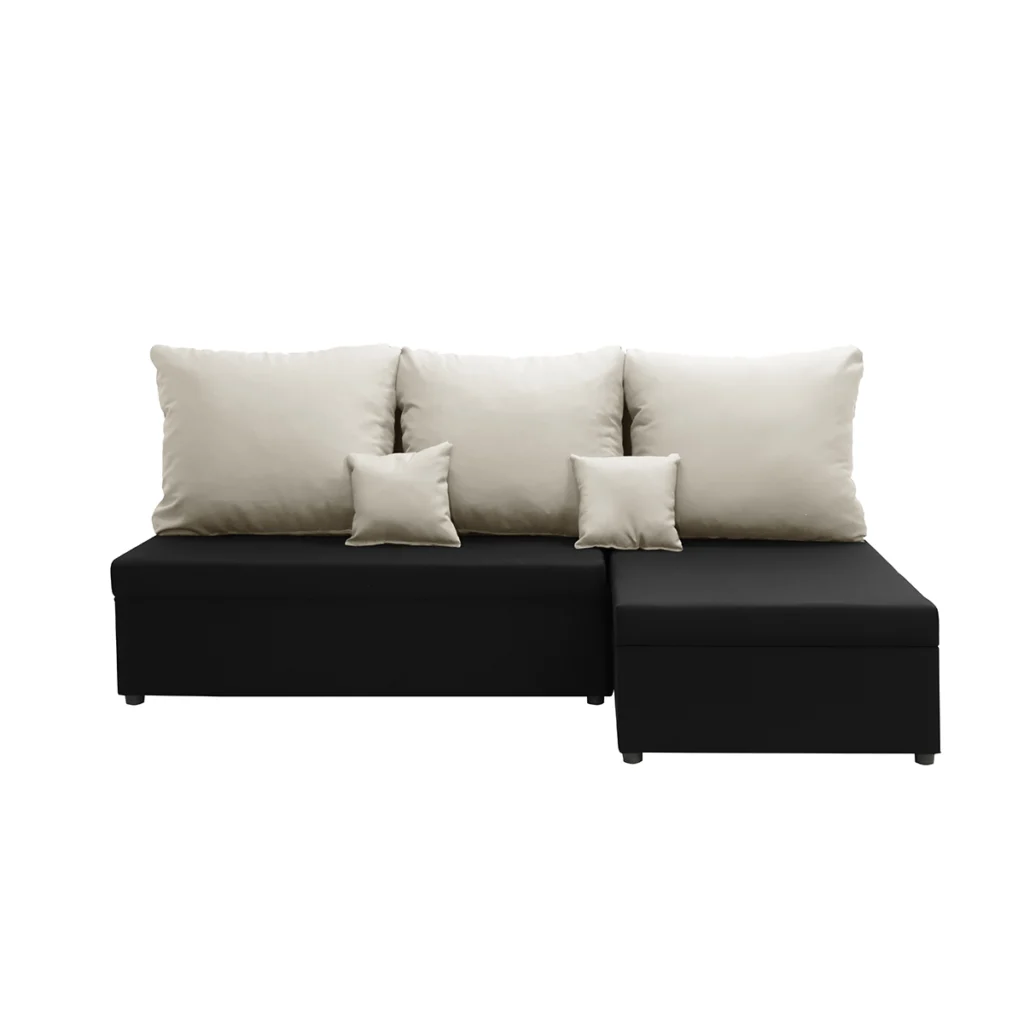 Schwarz/Creme