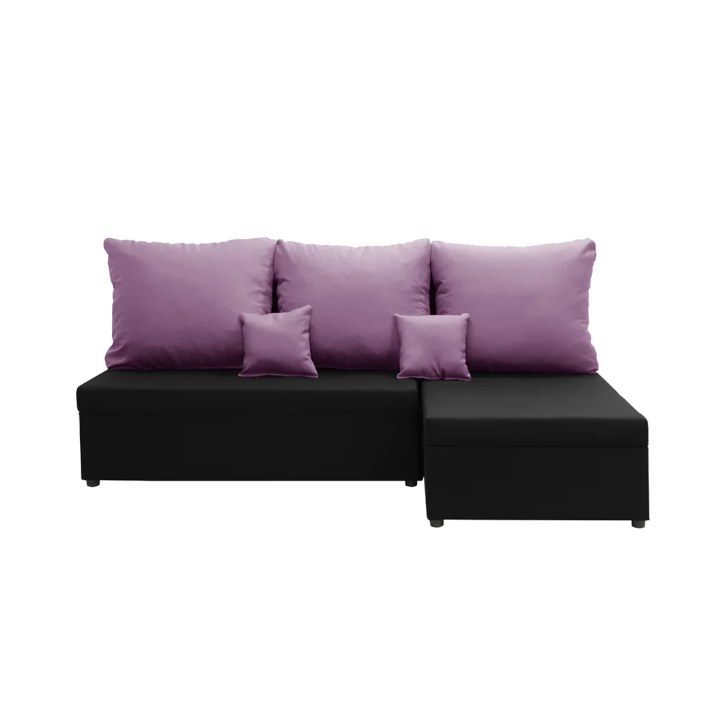 Schwarz/Violett
