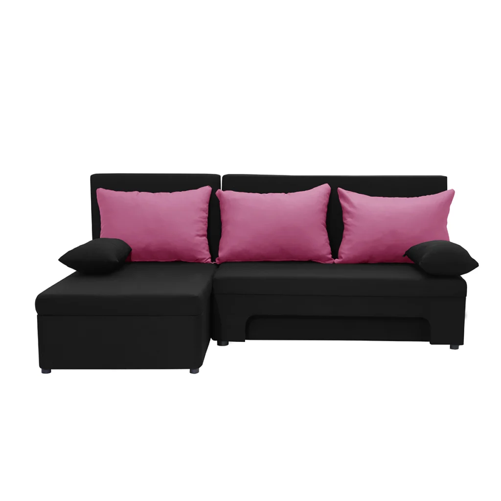 Schwarz/Rosa